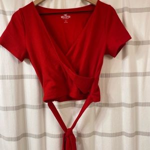 Hollister size large crop top